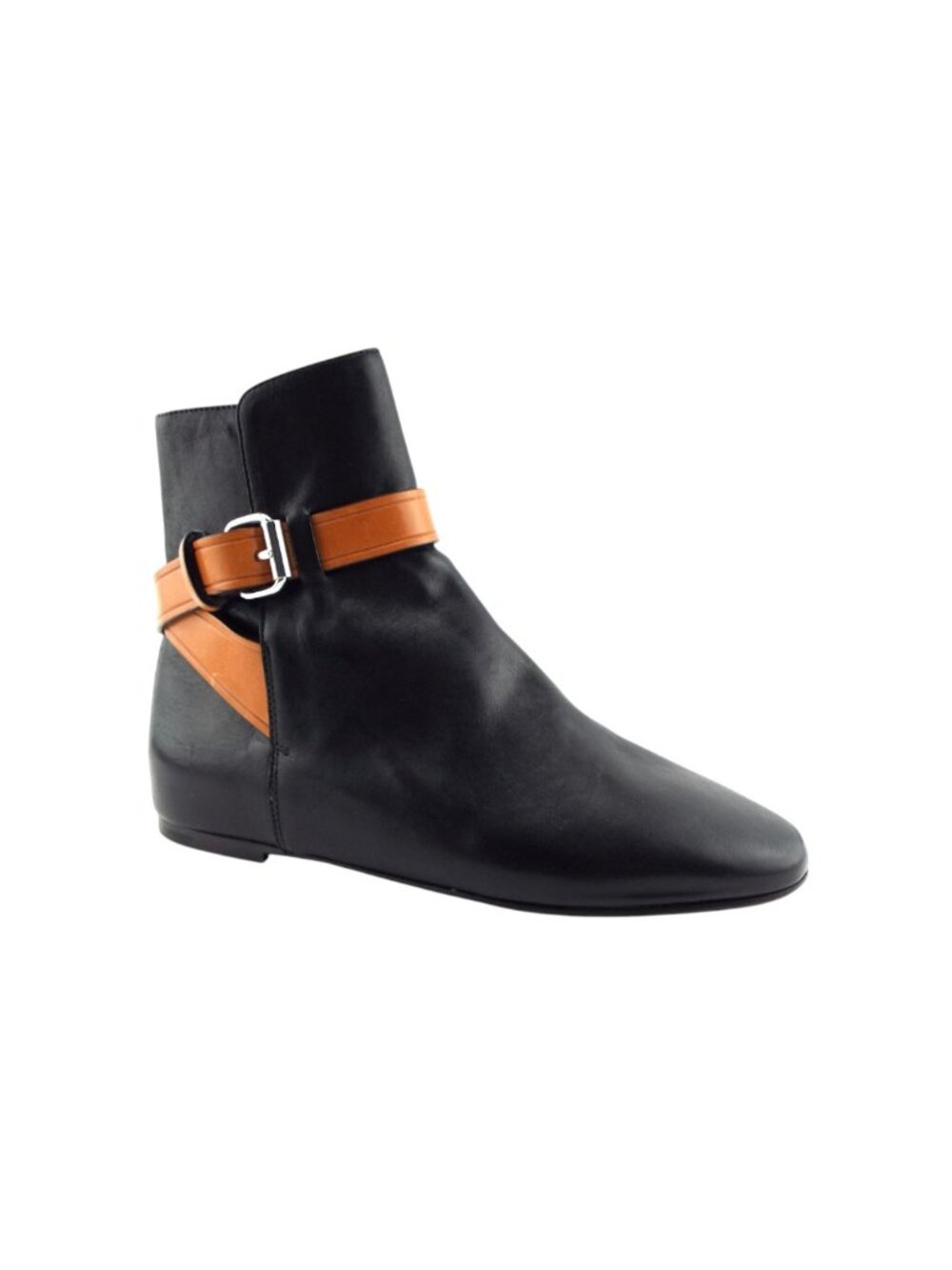 Unworn ISABEL MARANT Black Leather Booties 37